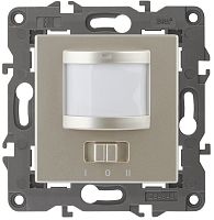 Датчик двежения без рамки Эра Elegance 180-240В 200Вт шампань картинка